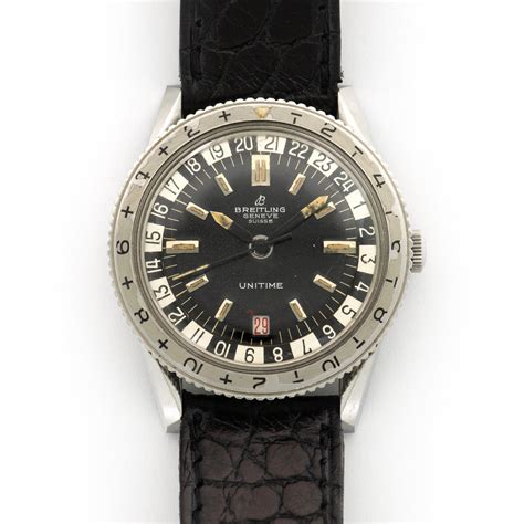 breitling geneve unitime 2610 after market bezel|Breitling Unitime ref. 2610, 1961 .